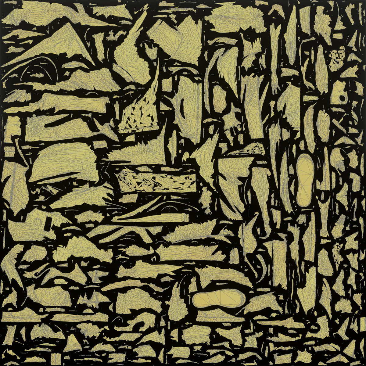 Man Cashier Answering A Phone Call - UV layout, metallic roughness map