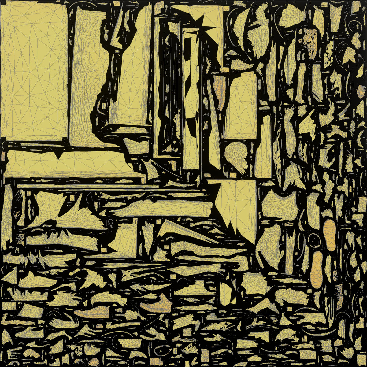 Homeless Woman Leaning Back on Her Elbows - UV layout, metallic roughness map
