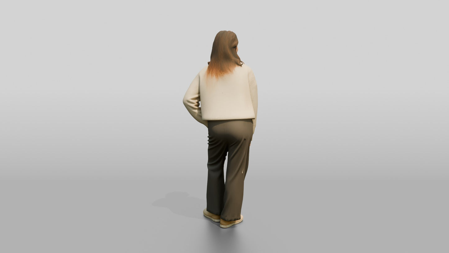Cozy Oversized Casual Woman 08