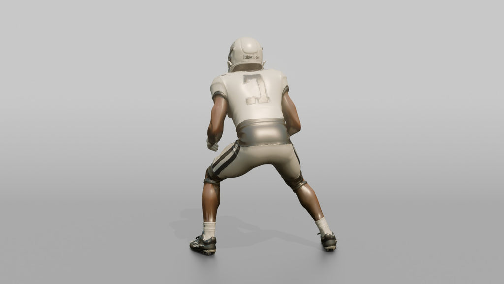 Cornerback in Press Coverage Stance