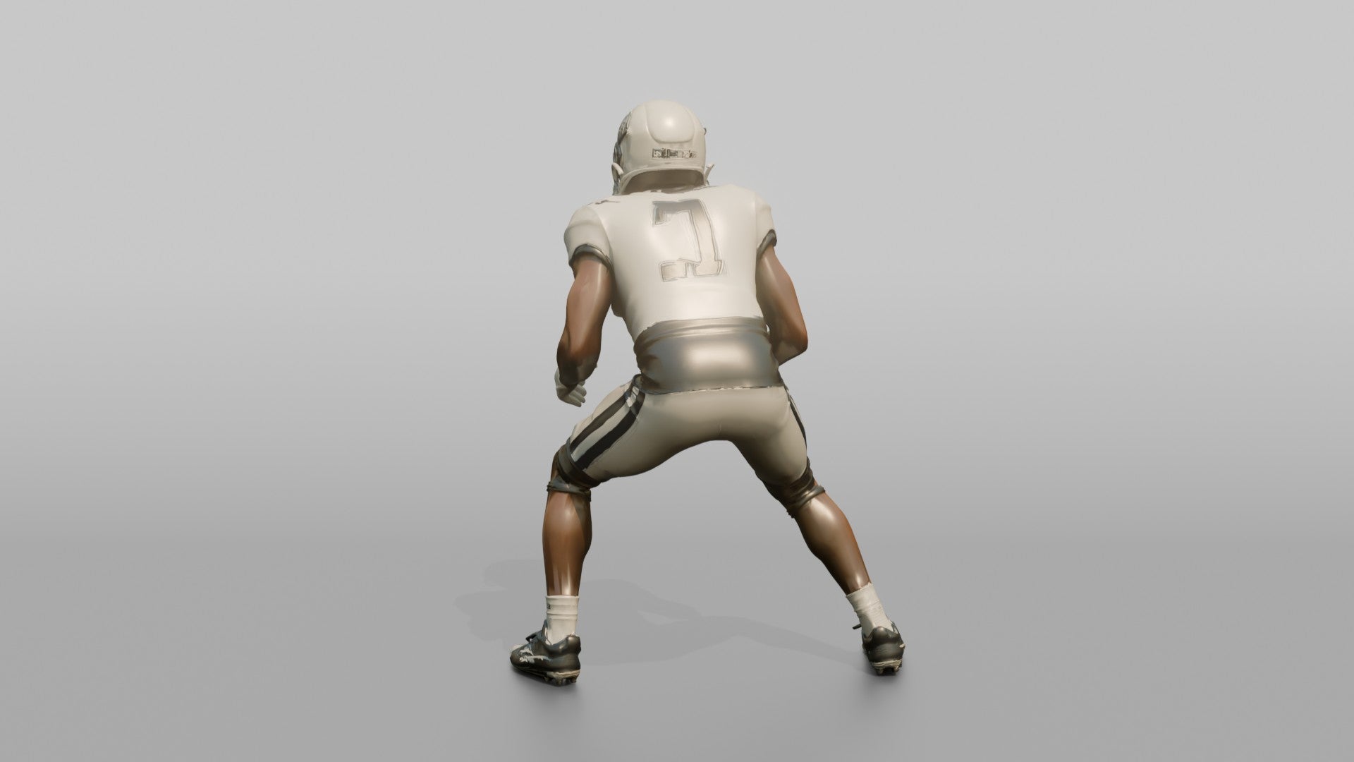 Cornerback in Press Coverage Stance