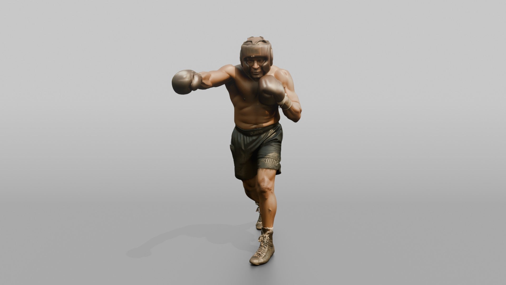 Boxer Measured Left Jab