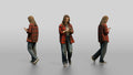 Grunge Skater Woman 02