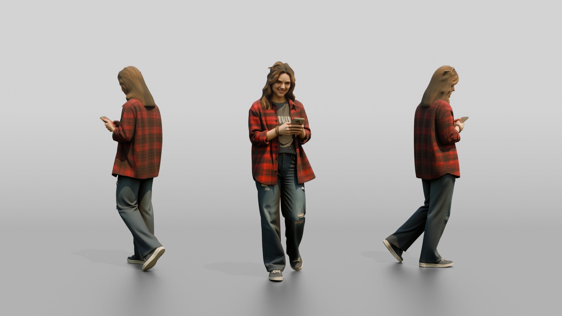 Grunge Skater Woman 02