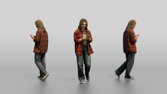 Grunge Skater Woman 02