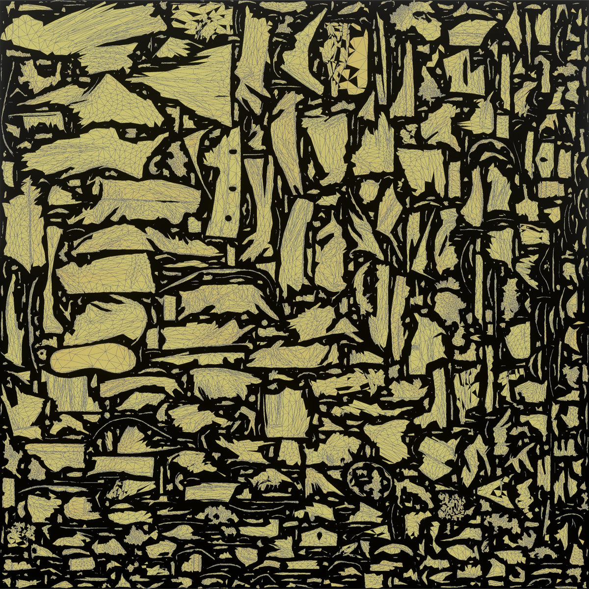 Man Customer Trying On A Denim Jacket - UV layout, metallic roughness map