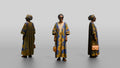 Elderly African Woman in a Patterned Boubou and Sunglasses