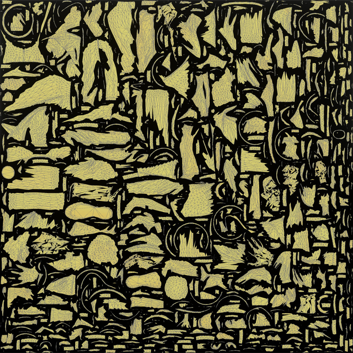 Kitchen Porter Carrying Ceramic Bowls - UV layout, metallic roughness map