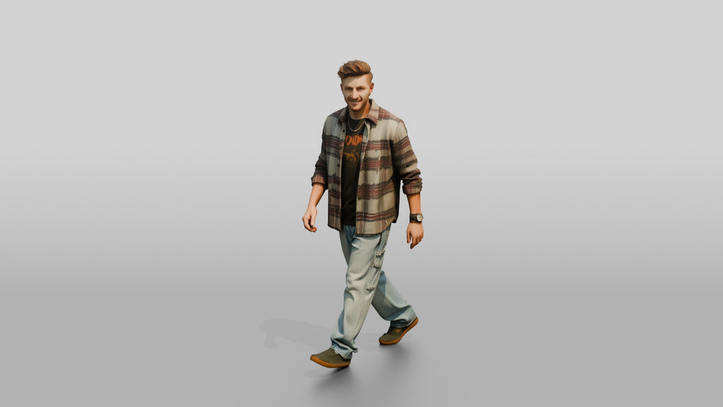 Grunge Skater Man 09
