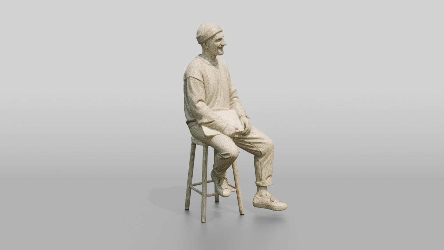 Casual Student Urban Creative Man 05