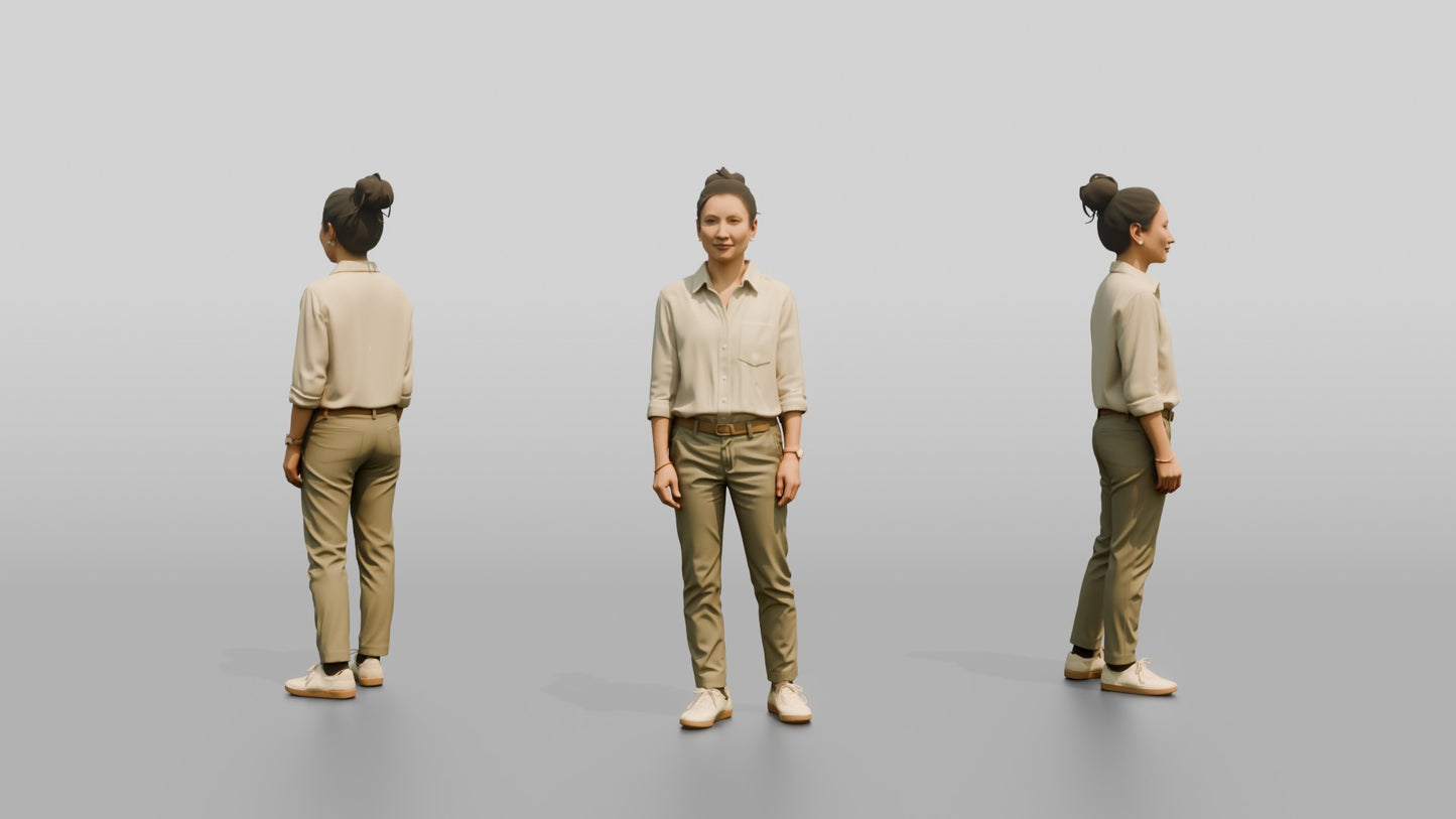 Businesswoman in Smart Casual Attire