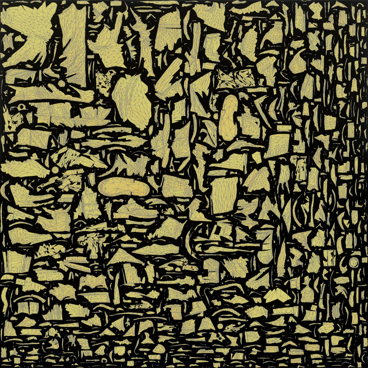 Construction Worker Woman 100 - UV layout, metallic roughness map