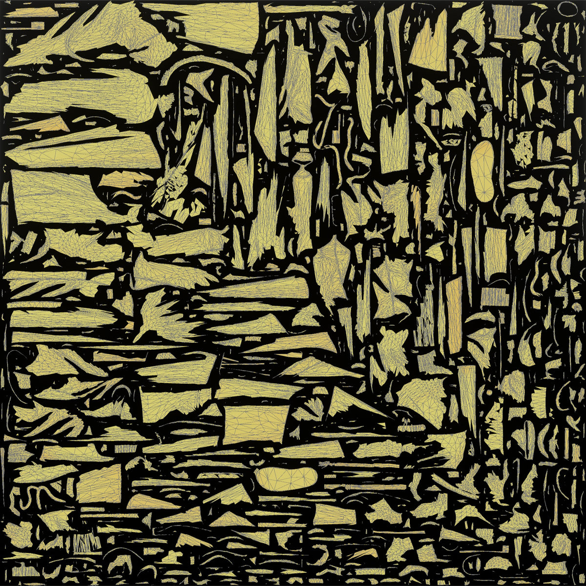Pan Flute Player with Zampona - UV layout, metallic roughness map
