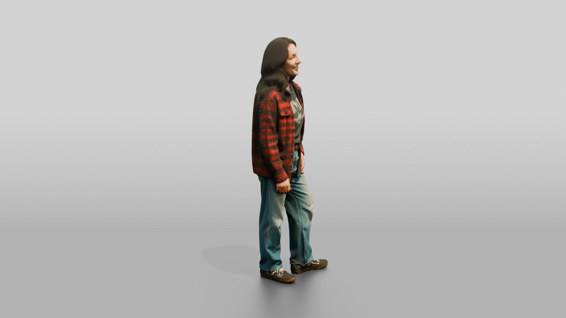 Grunge Skater Woman 08