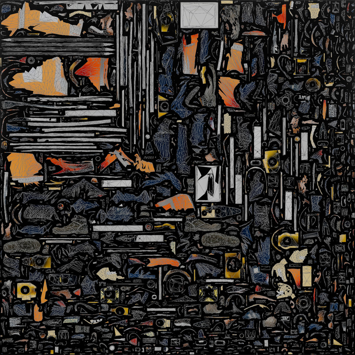 Construction Worker Man 15 - UV layout, base color map