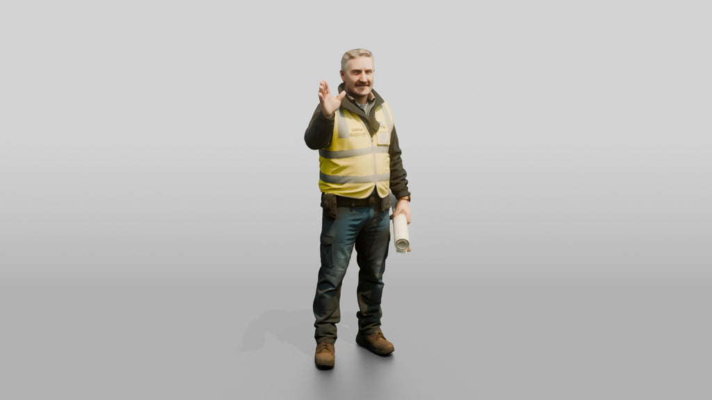 Construction Worker Man 92