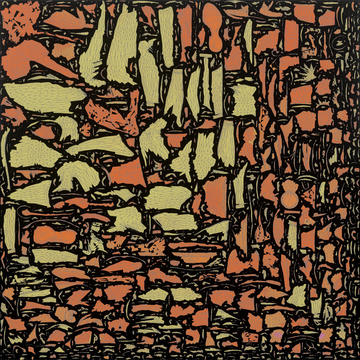 Weightlifter Woman Holding A Kettlebell In A Goblet Squat Position - UV layout, metallic roughness map