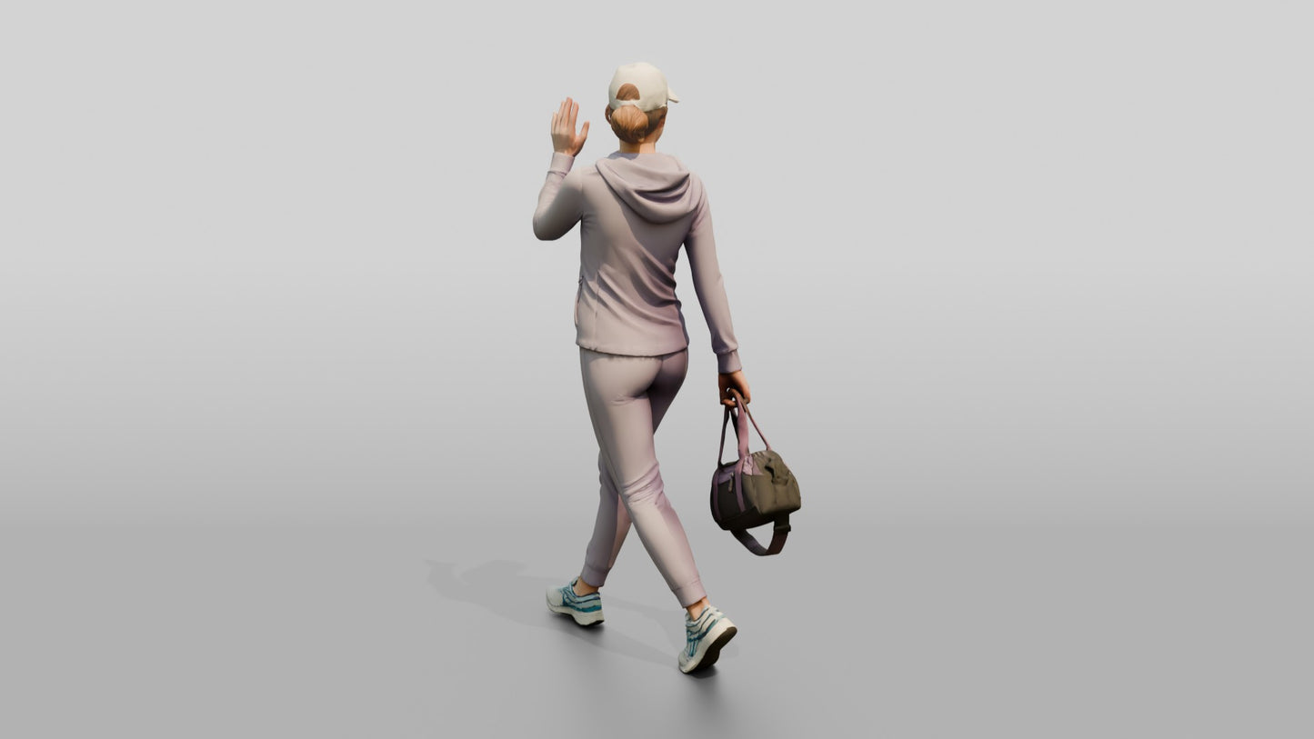 Sporty Athleisure Woman 06