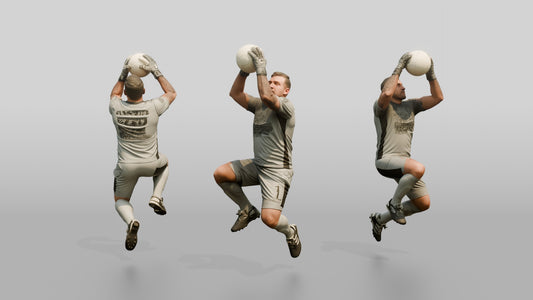 Goalkeeper Catching a High Cross