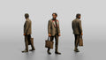 Stylish African Man in an Oversized Blazer with a Tote Bag
