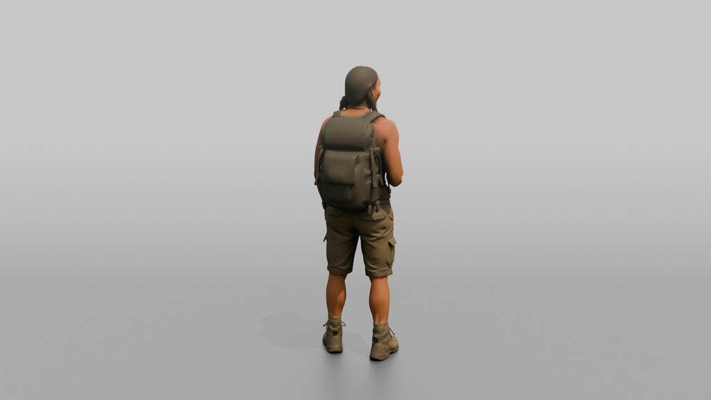 Hiker Giving a Thumbs-Up