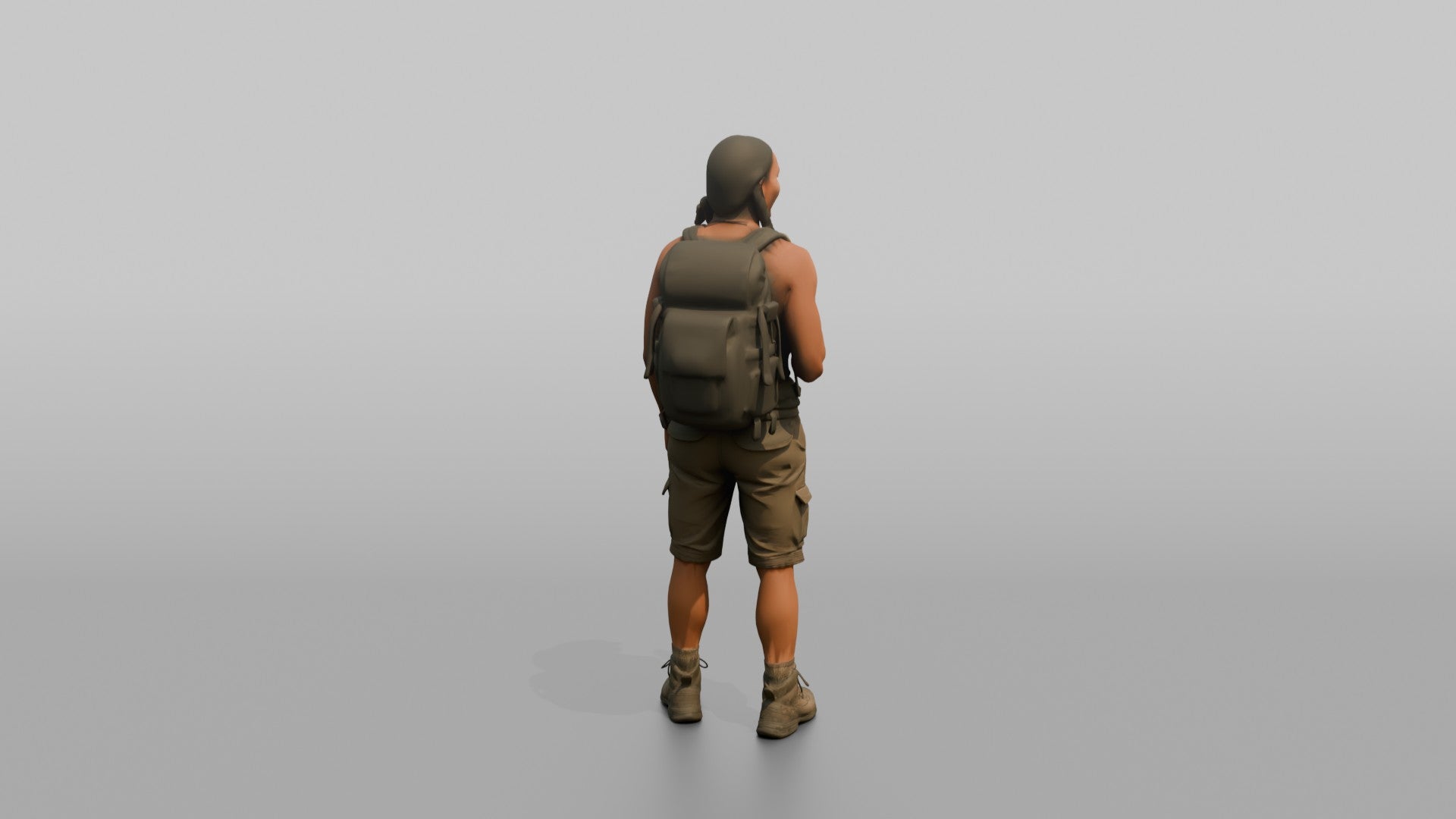 Hiker Giving a Thumbs-Up