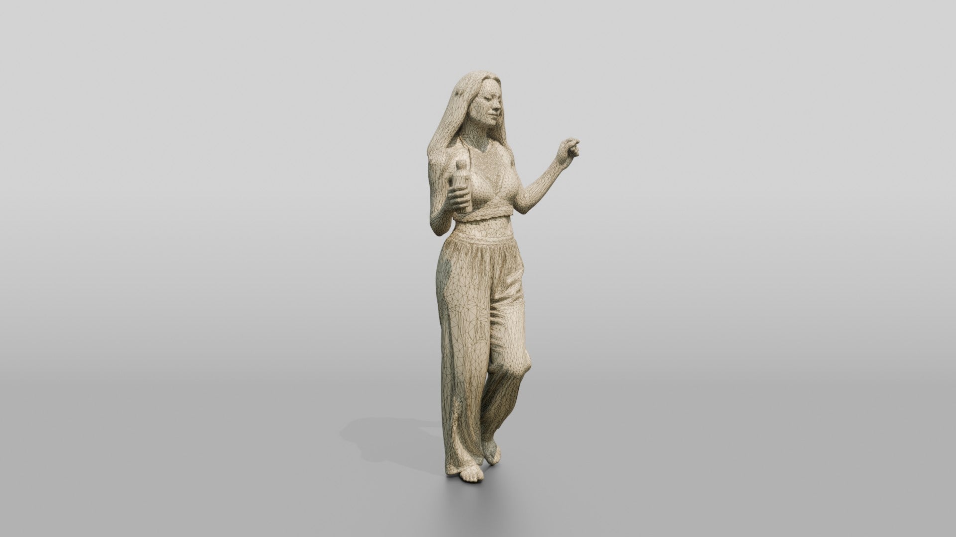 Woman Dancing with a Cocktail