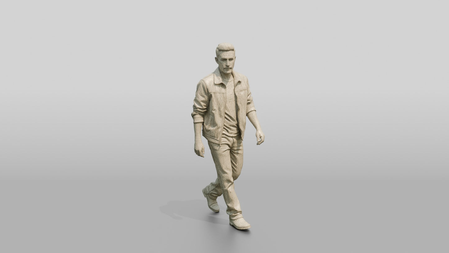 Middle Eastern Male Walking