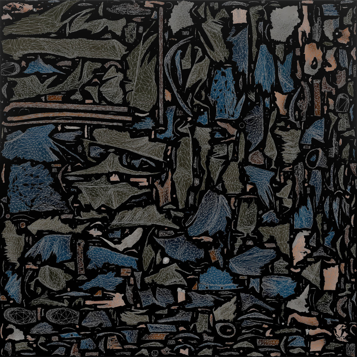 Man Customer Leaning On A Cane - UV layout, base color map