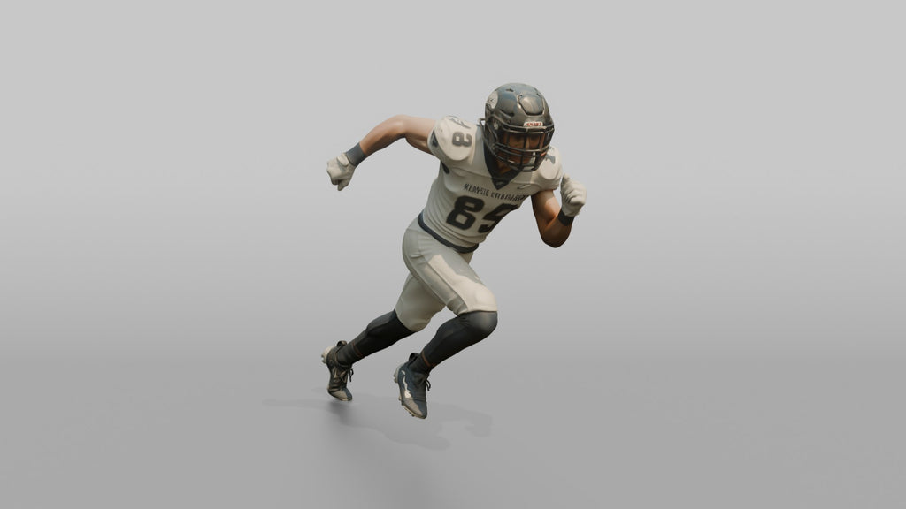 Wide Receiver Exploding Off the Line