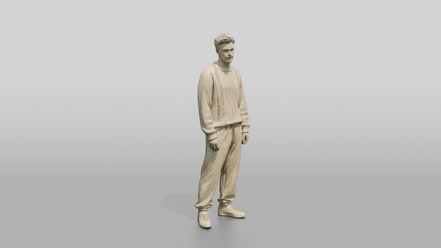 Cozy Oversized Casual Man 07