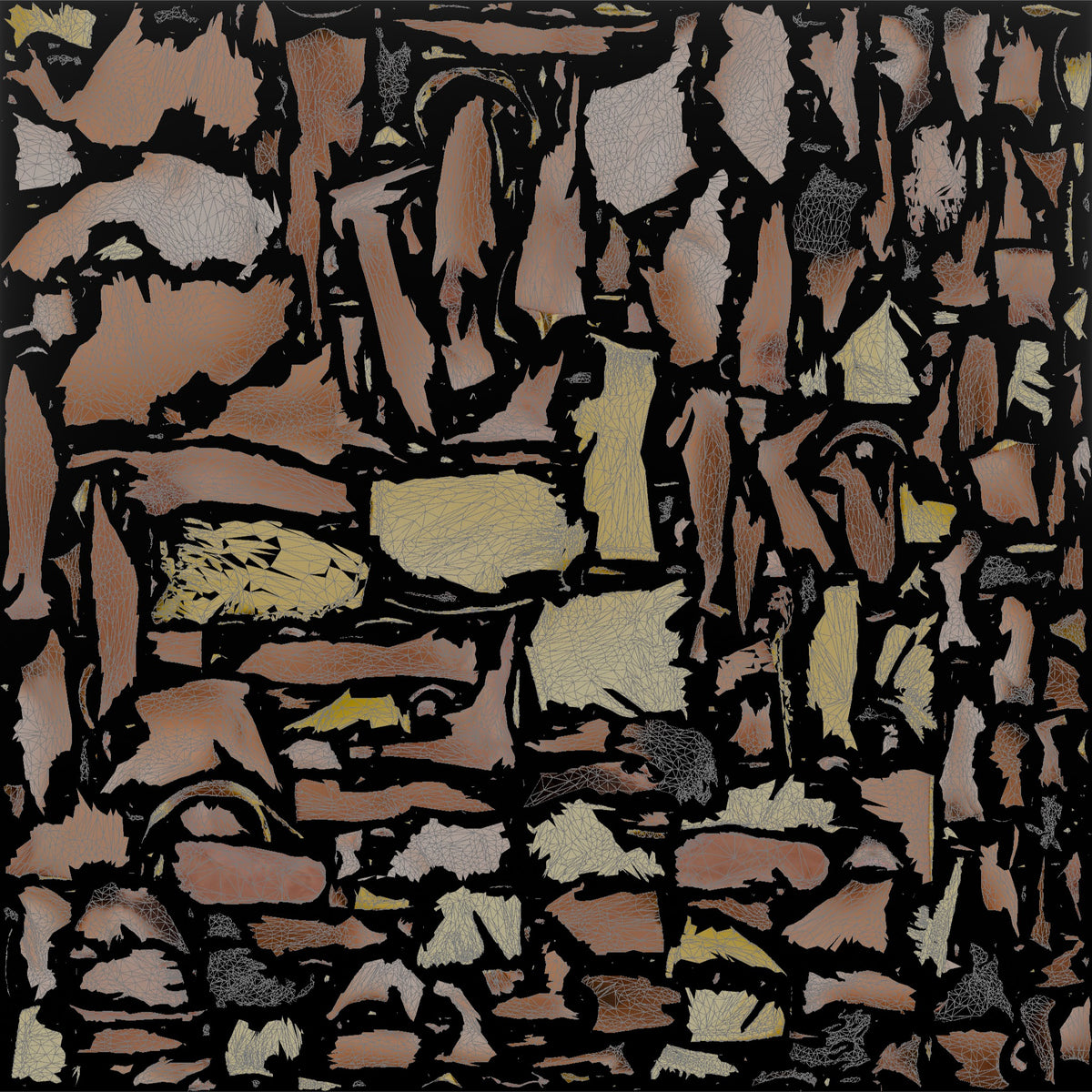 Physique Model Man Standing With Hands On Hips, Chest Out, Confident Pose - UV layout, base color map