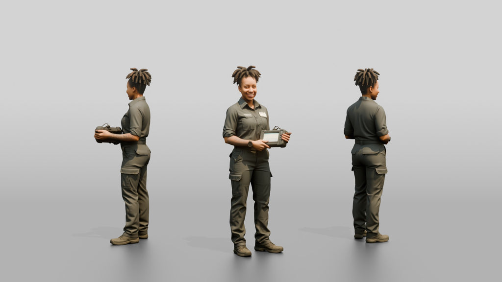 Mechanic Holding Diagnostic Scanner