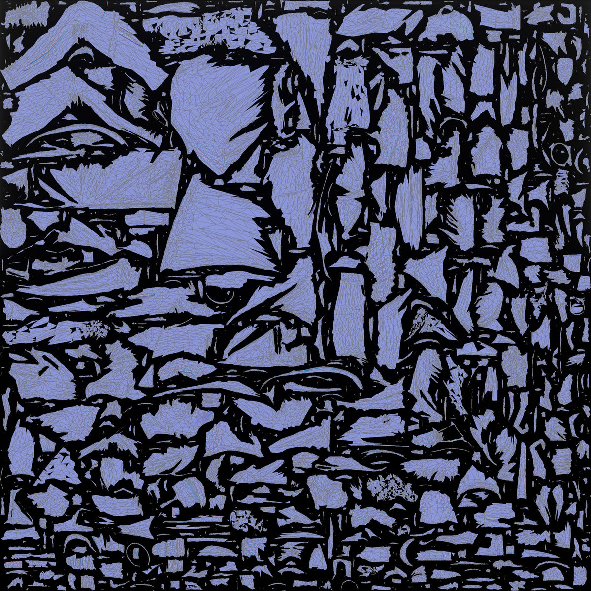 White Man Jogging Through the Park - UV layout, normal map