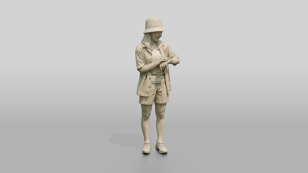 Woman Checking Her Watch Strap