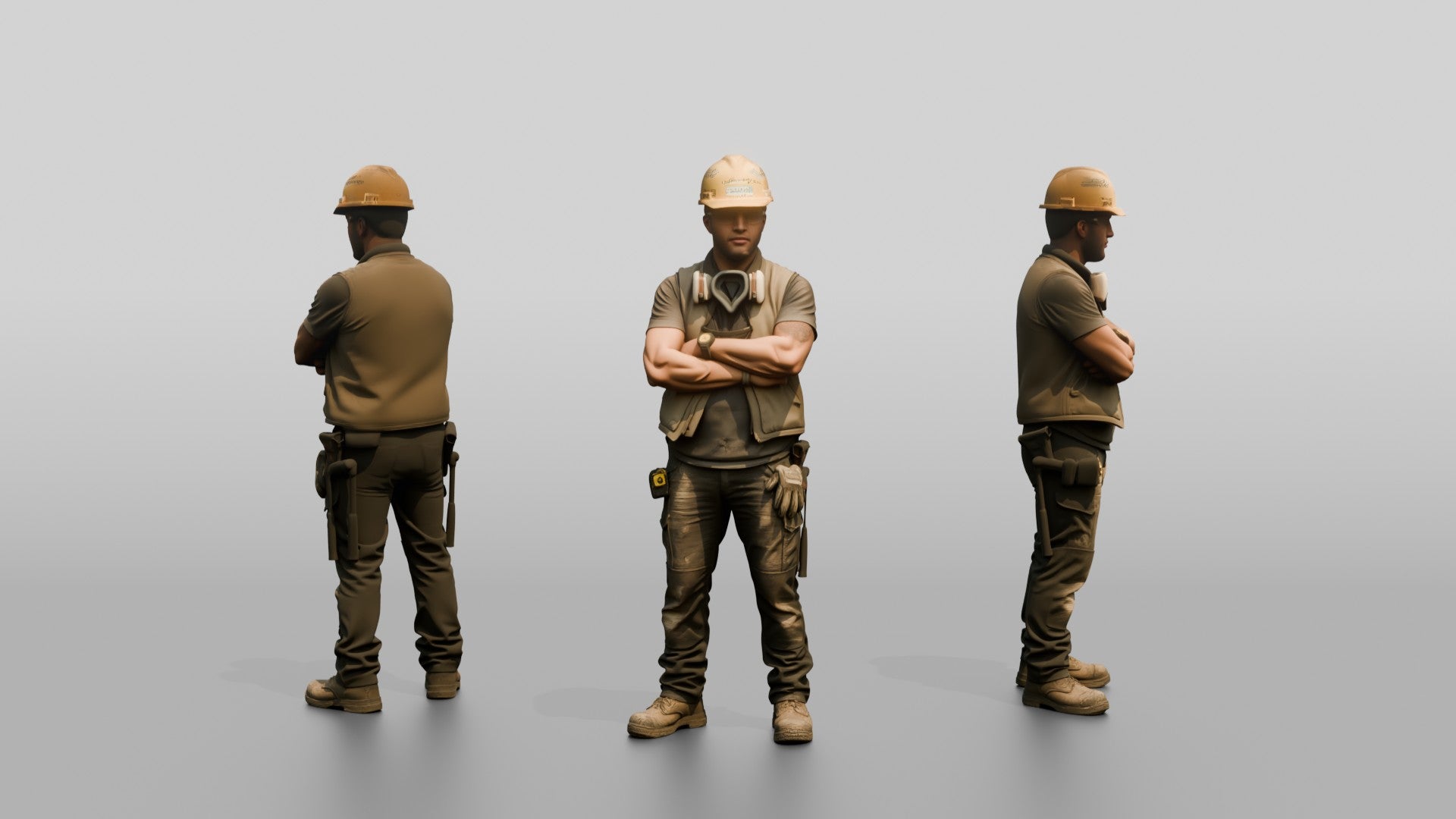 Construction Worker Man 91
