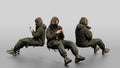 Techwear Woman Scrolling Her Phone