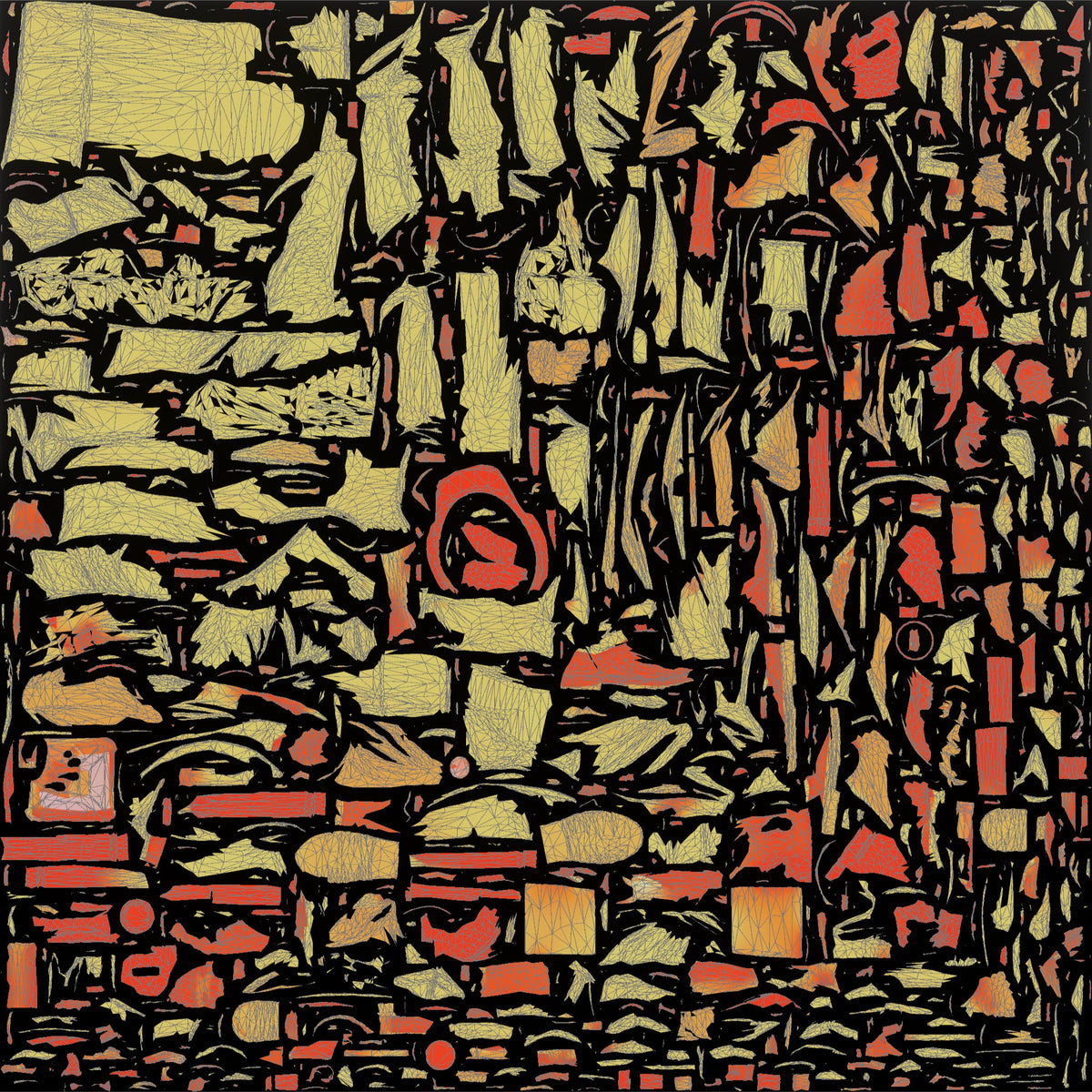 Construction Worker Man 32 - UV layout, metallic roughness map
