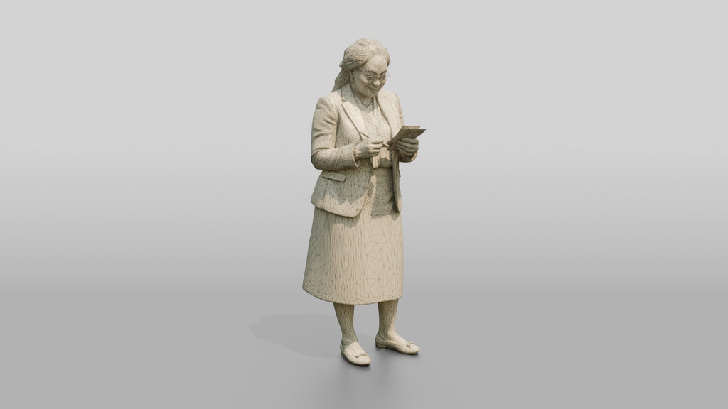 African Woman in a Blazer Checking Receipts