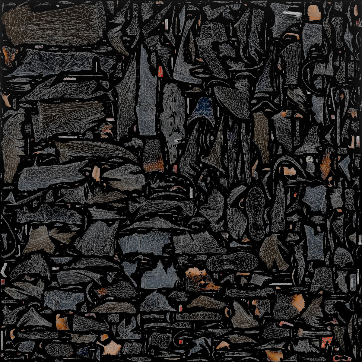 Mechanic Holding a Set of Allen Keys - UV layout, base color map