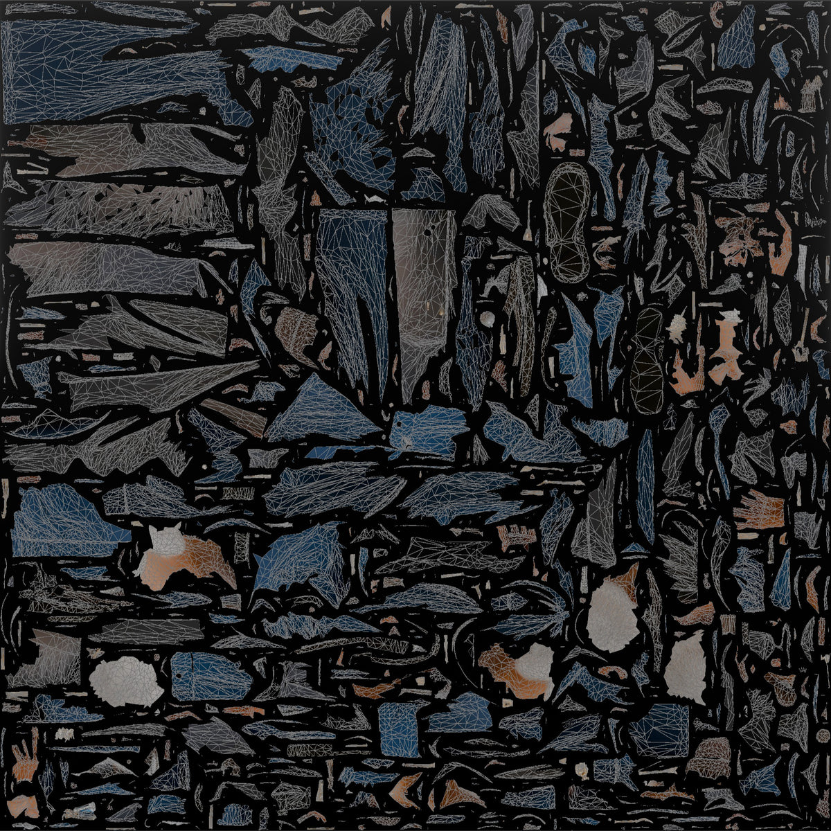 Man Store Owner Holding A Set Of Keys - UV layout, base color map