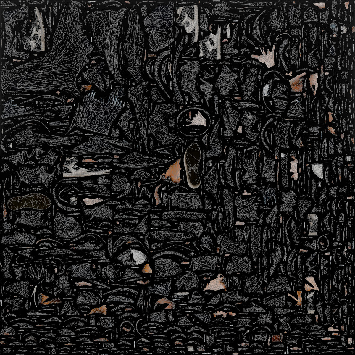 Hip-Hop Rapper with Microphone - UV layout, base color map