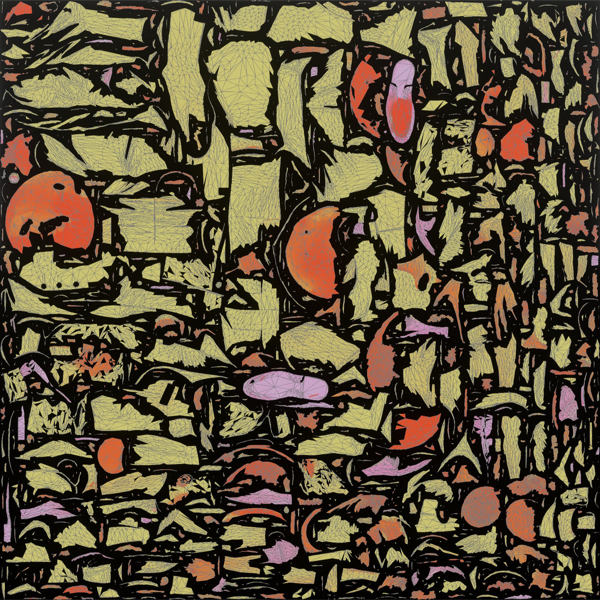 Server Man Carrying A Tray Of Appetizers - UV layout, metallic roughness map