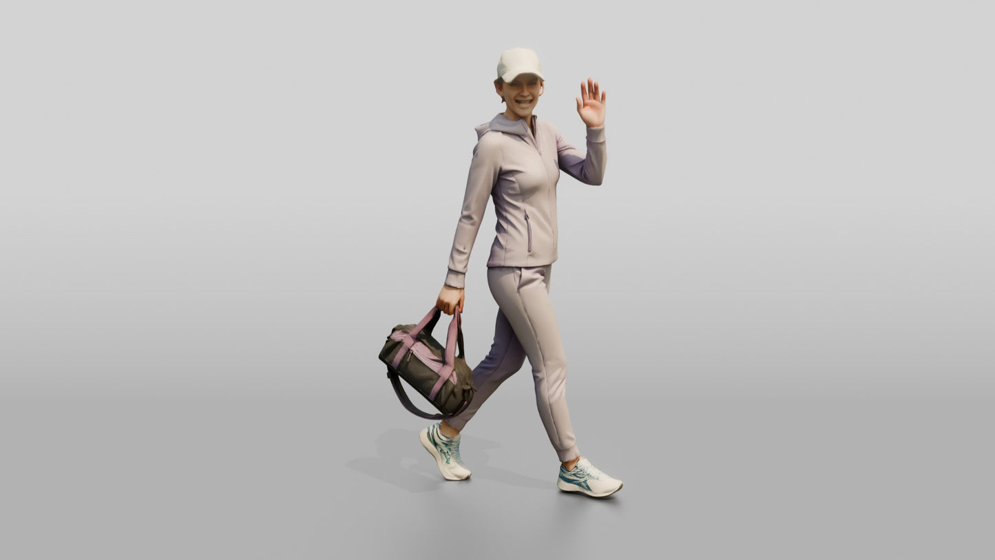 Sporty Athleisure Woman 06