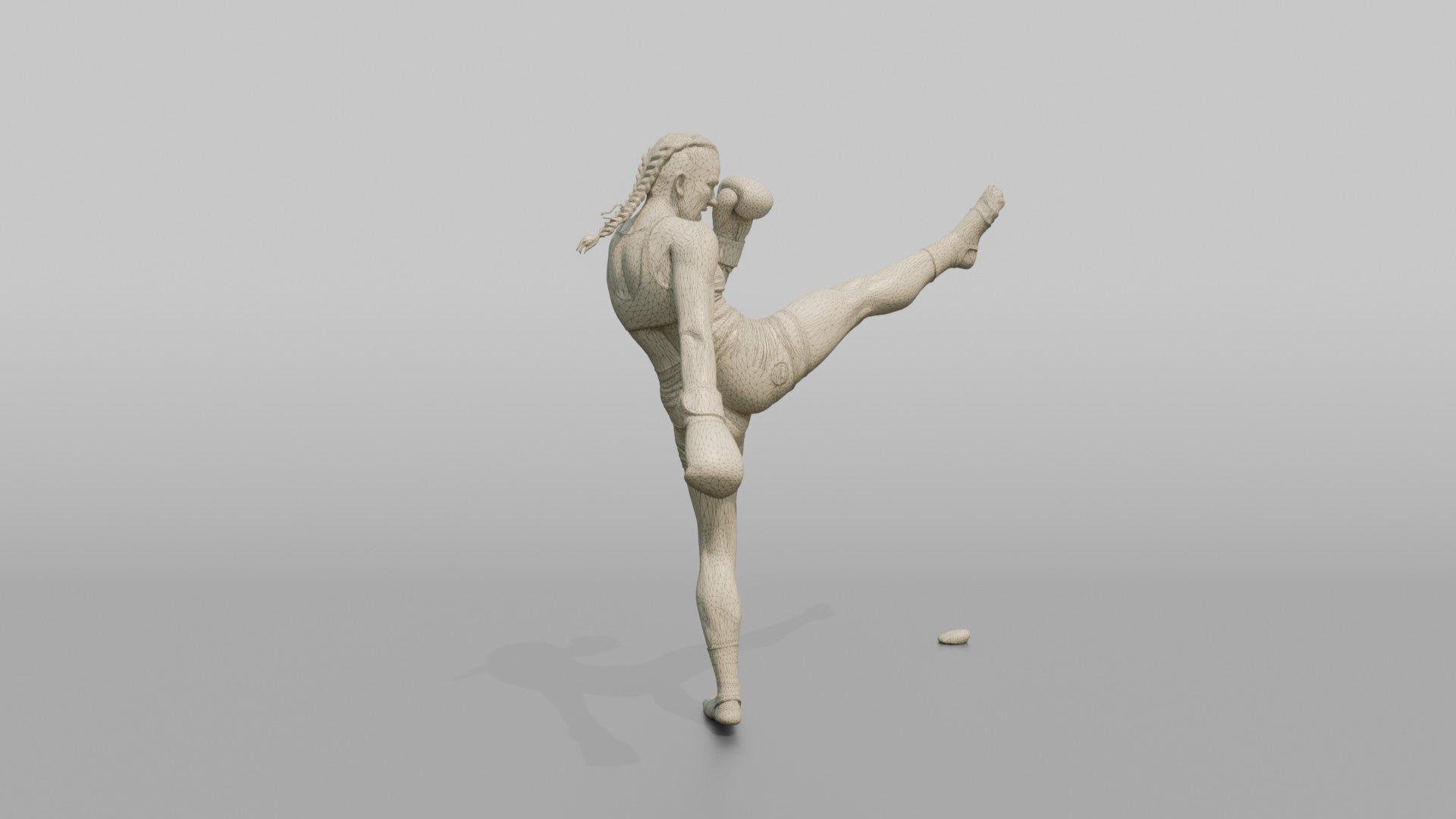 Kickboxer High Front Push Kick