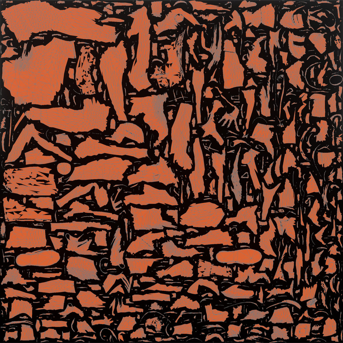 Offensive Lineman in a Three-Point Stance - UV layout, metallic roughness map
