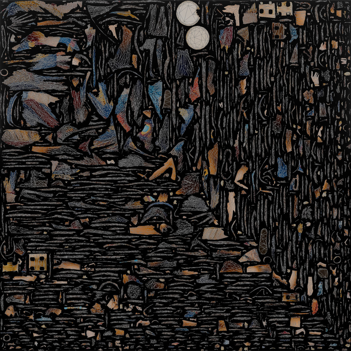 Bohemian Dancer Playing a Tambourine - UV layout, base color map