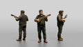 Baglama Player Plucking String Instrument