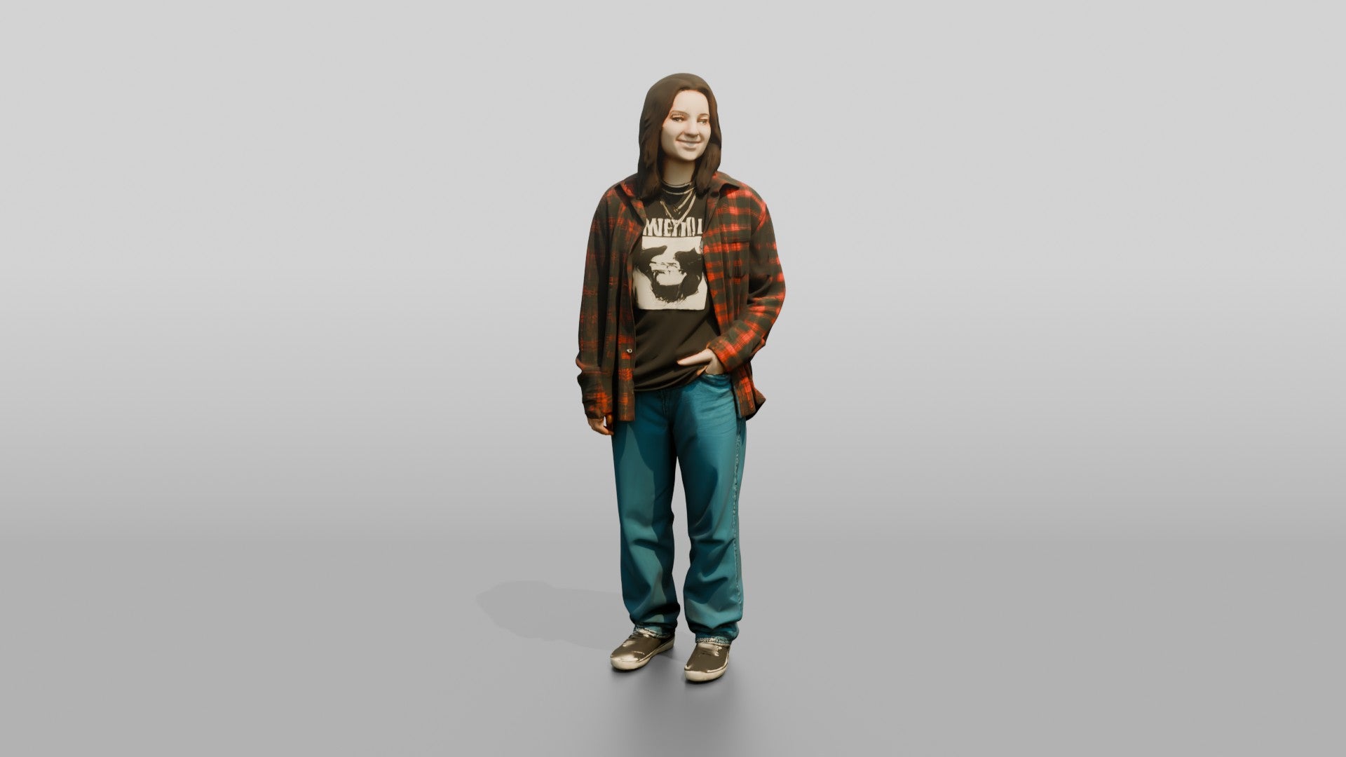 Grunge Skater Woman 04
