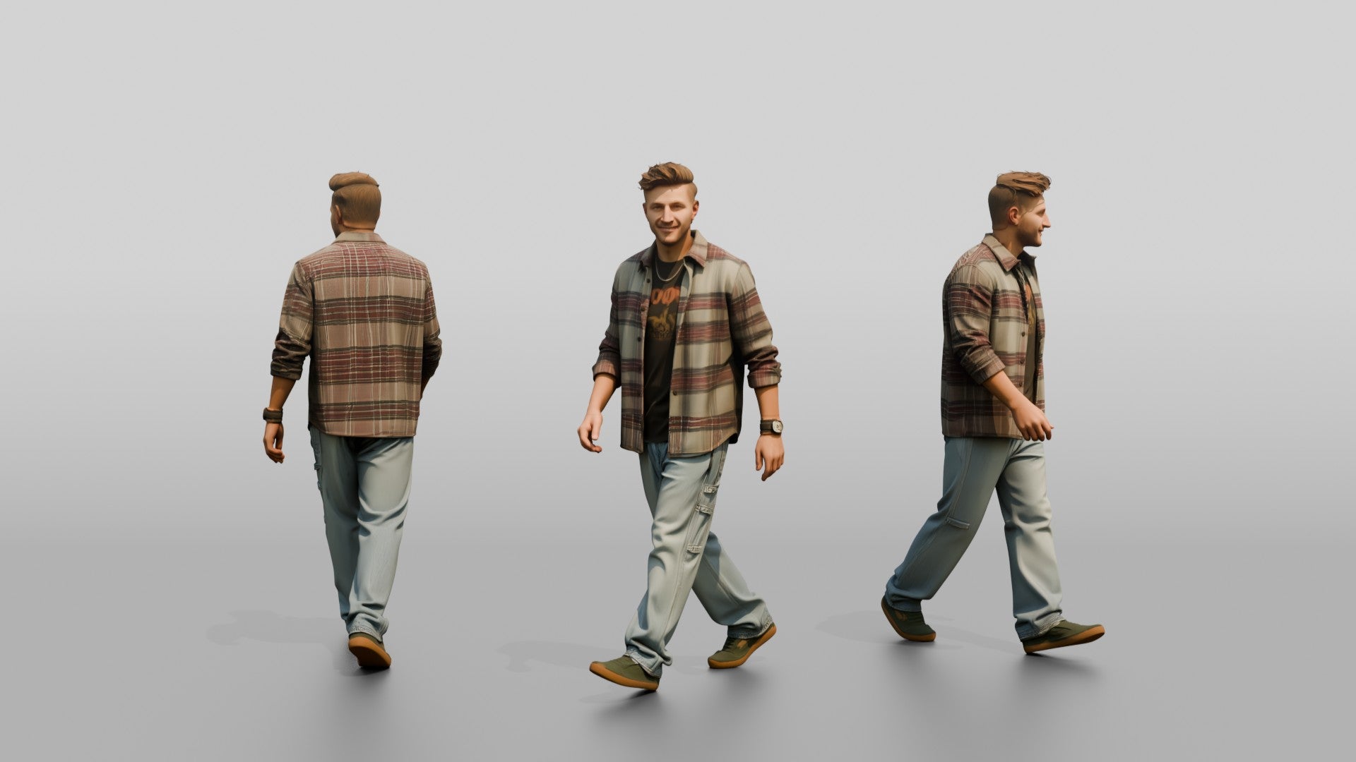 Grunge Skater Man 09